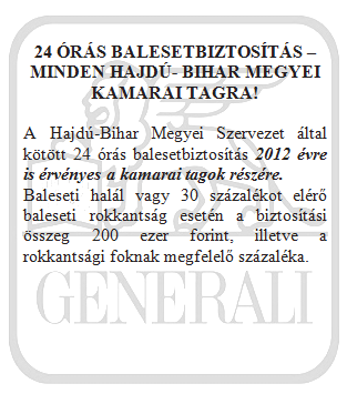 Kamarai Hírlevél 2012. VI. évfolyam 1. szám 7 Kedvezményes üdülési lehetőség Mátraderecskén!