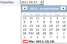 A további információkat partnerünk adatait aztomatikusan bemásolta a rendszer, ahogyan a partner adatait az ügyféltörzsben rögzítettük.