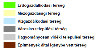 módosította az előírásokat) Országos komplex tájrehabilitációt igénylő terület övezete (Mtv. megszüntette) Térségi komplex tájrehabilitációt igénylő terület övezet (Mtv.