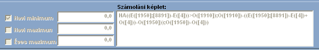 Műveletek 130 Az aktív sort (kék háttérben fehér betű) az <Enter> billentyű lenyomásával szerkeszthejük. Az <Enter> gomb használatával folyamatosan végighaladhatunk az összes jogcímen.