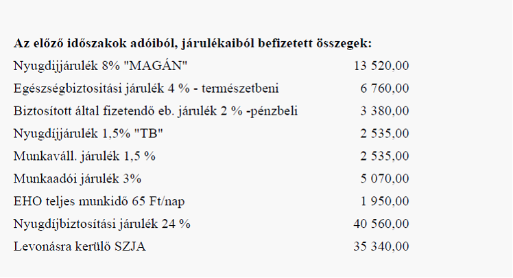 Műveletek 146 Számfejtés kiválasztása, amelyen az utalt összegek megjelennek 3.