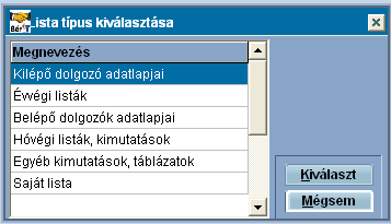 167 Infotéka Bér bontásban kerekítve - A gombra kattintva a kiválasztott/aktív lista beállításainak a szerkesztését kezdhetjük meg.