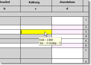 APEH 270 Kód: A nyomtatvány egy mezőjének azonosítóját jelenti.