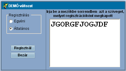 23 Infotéka Bér Az alábbi ablak megjelenése után kétféle regisztráció közül választhatunk.