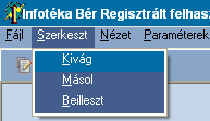 Fájl és Szerkeszt 24 Ebben az ablakban kell megadnunk a felhasználó (az aktuális használó, akinek jogot adtunk a programba belépéshez) nevét és jelszavát.