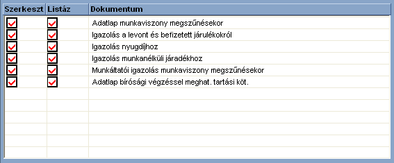 35 Infotéka Bér A programban a kilépő dolgozó adatlapjai és az évvégi listák lista típusokat előre beparaméterezésre kerültek, azonban ezen kívül gyakorlatilag bármilyen saját elgondolású