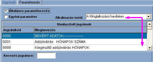 67 Infotéka Bér Eltérve az eddigi gyakorlattól, néhány esetben felcseréljük a képernyőn található beállítások bemutatását.