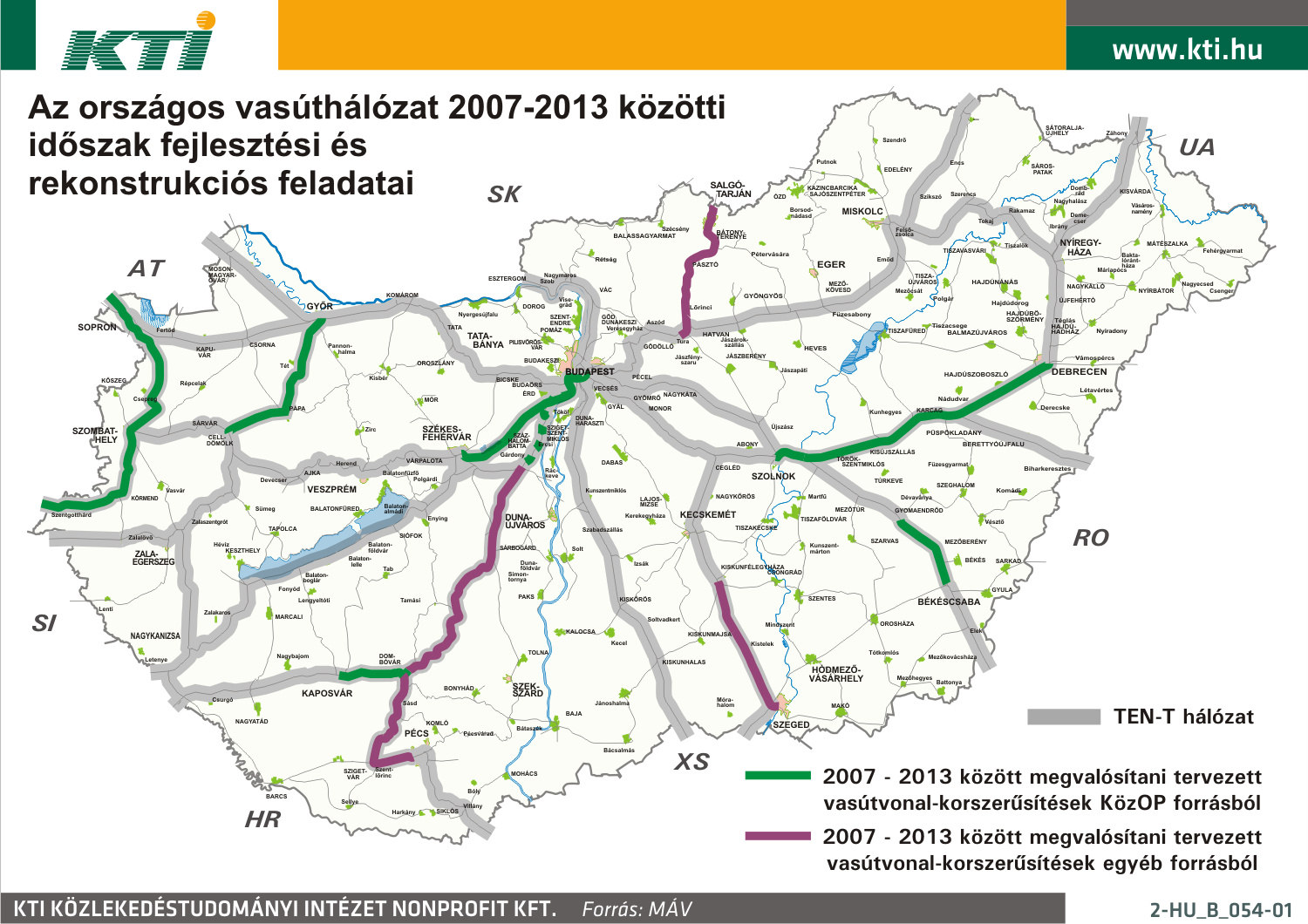 1968-82 között felszámolt vonalak Forrás: Szabó Sz. 1996-ban az MTA ad hoc bizottsága által felszámolásra javasolt Forrás: Szabó Sz.