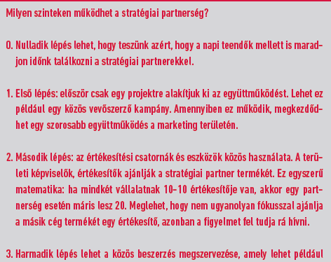 hasonló minőségű a termékük, mint a cégedé. Egy magas minőségű terméket vagy szolgáltatást képviselő értékesítő ugyanis nem fogja javasolni a kínálata mellé az alacsony minőségű terméket.