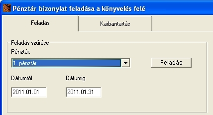 Műveletek 72 A szotnózni kívást bizonylat sorára kattintson, majd nyomja meg a "Szornó" gombot. A műveletet meg kell erősíteni: Megerősítést követően elkészül a sztornózott bizonylat nyomtatása.