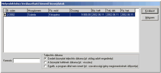 47 Cash 2000 1. kívánjuk. Elõször válasszuk ki a partnereink közül azt, akinek a számláját módosítani 2. Kattintsunk a ikonra, ekkor az alábbi ablakot kapjuk.