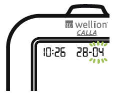 Wellion CALLA Light az idő és a dátum beállítása Nyomja meg és tartsa az OK gombot, amíg a Func felirat meg nem jelenik.