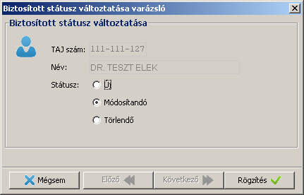 Egyéb tekintetben a módosító adatközlések elkészítése (adatbevitel, ellenırzés, exportálás stb.) azonos a korábbiakban ismertetettekkel. 8. Eredı állomány betöltése Az ONYF honlapjáról (www.onyf.