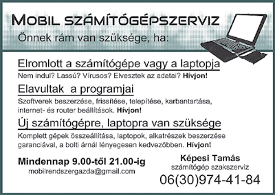 /fax: 06-27-330-832; 06-20-9642-704 www.kovacsautoszerviz.eoldal.hu Nyitva tartás: H. P.