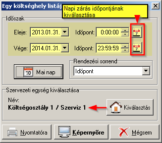 16 PÉNZÜGYI KIMUTATÁSOK A WinPA a postaköltséget tetszőleges időszakra, költséghelyenként tételesen vagy költségosztályonként összesítve tudja kimutatni. (Lásd: 6 Az adatok felépítése) 16.