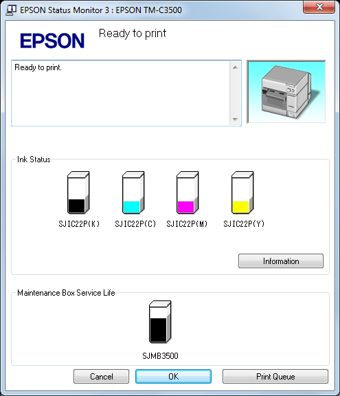 2. fejezet: Beállítás EPSON Status Monitor 3 használata Ha a [Use EPSON Status Monitor 3] van beállítva, akkor a következő műveleteket hajtja végre: Nyomtatás közben automatikusan megjelenik egy