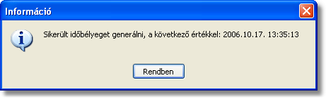 64 3) Kérjük, válassza ki, hogy milyen minősítésű aláírást kíván létrehozni, majd kattintson az OK gombra. A program a dossziéban szereplő összes dokumentumot és a teljes dossziét alá fogja írni.