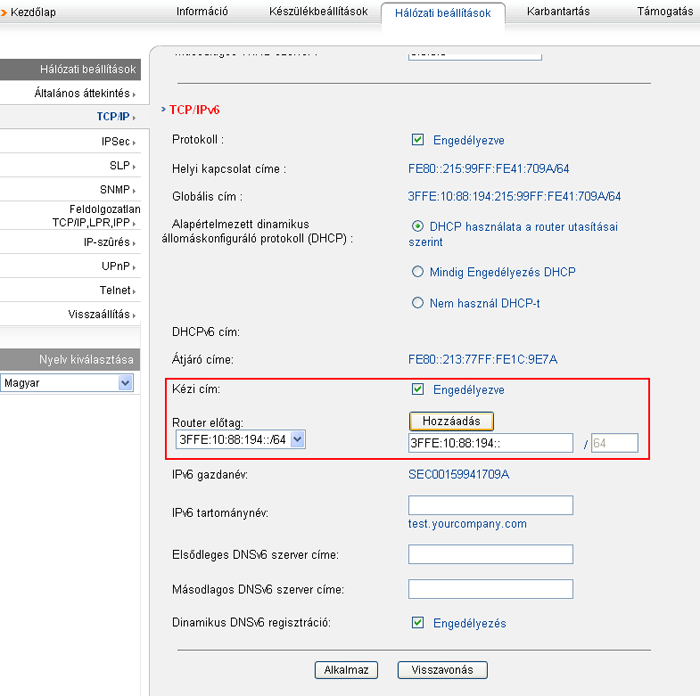 Hálózati nyomtató hozzáadása 1. Kattintson duplán a Unified Driver Configurator elemre. 2. Kattintson at Add Printer parancsra. 3. Megnyílik az Add printer wizard ablak. Kattintson a Next gombra. 4.