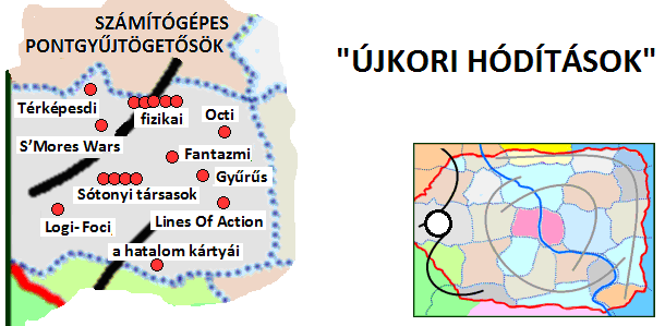 Újkori Hódítások: Olyan legújabb fejlesztésű játékok, amik másik nagyobb csoportba már kevésbé sorolhatók be.