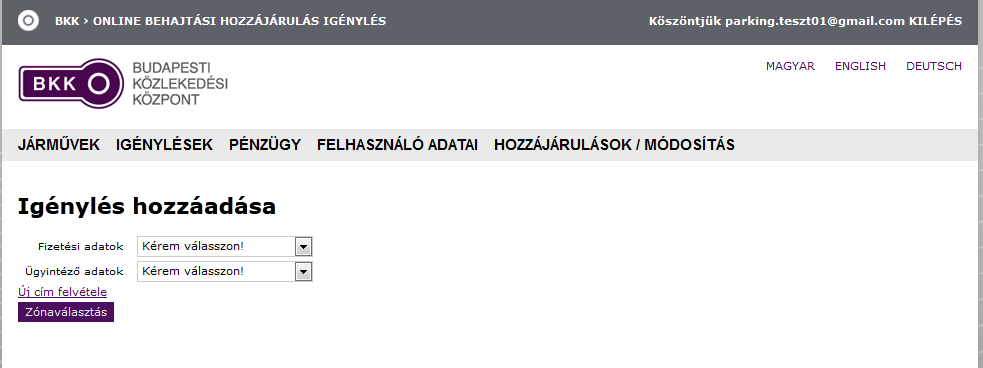 Ekkor a jármű előző adatait tartalmazó adat együttes "Inaktív" státuszba kerül, amelyet a felhasználók nem láthatnak, míg az újonnan létrejött gépjármű adatai "Létrehozott" státuszt kapnak, amit az