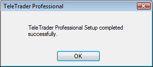 Frissítések A TeleTrader Professional csomaggal együtt egy Szoftver frissítési alkalmazás is kerül az Ön gépére.