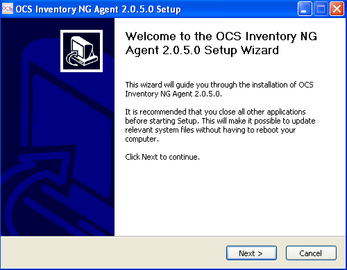 X.3. Kliens telepítés X.3.1 Windows XP és Windows 7 Az OCS Inventory Agent alkalmazás ahhoz szükséges, hogy a HUEDU OpenLab kiszolgálón futó OCSInventory leltár szolgáltatásban