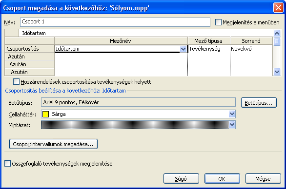 230. ábra. Új csoport létrehozása A Név mezőben a csoport nevét kell megadni.