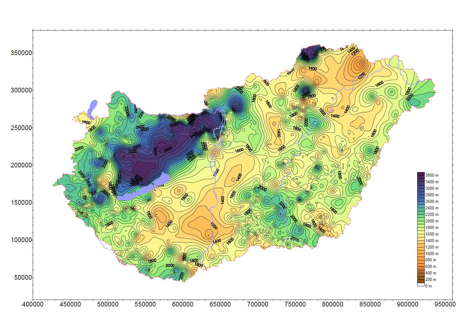 HŐMÉRSÉKLETI VISZONYOK ÉS HŐÁRAM A 100