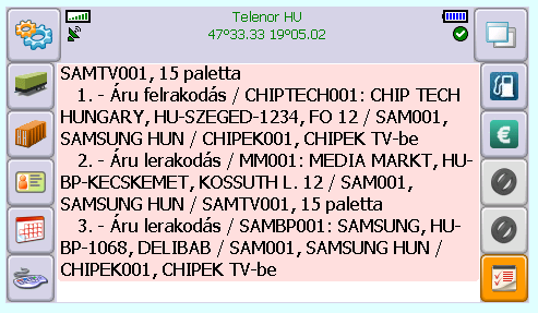 AZ FUVARFELADAT KEZELŐ MODUL HASZNÁLATA WEBEYE MESSENGER A továbbiakban a fuvarfeladat túraként vagy túra/munkaként fog megjelenni, alkalmazkodva ez által a WebEye Messengerben használt