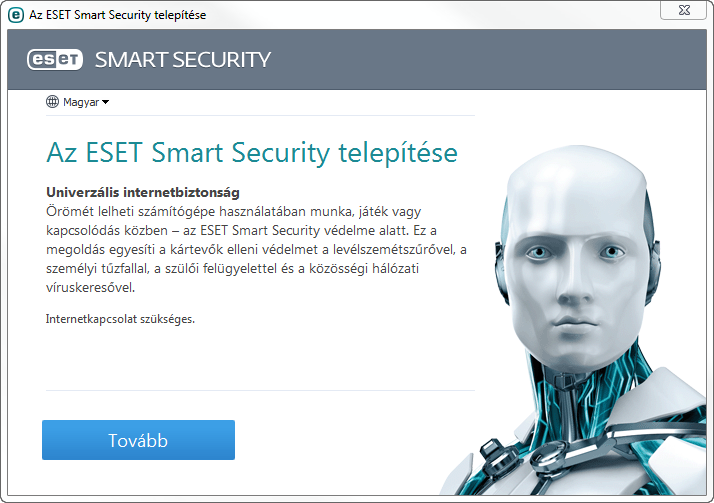 2. Telepítés Az ESET Smart Security terméket számos módon telepítheti a számítógépre.