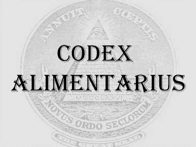 A Codex Alimentarius tartalma Egyes élelmiszerekre vonatkozó standardok Higiénés és technológiai szabályok Peszticid határértékek Élelmiszer adalékok értékelése Ipari és környezeti szennyező anyagok