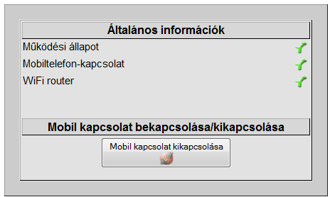 18. A kezdőoldalon ellenőrizze, hogy minden jelzőlámpa zöld-e. A JELZŐFÉNYEK JELENTÉSE a WiFi doboz bekapcsolásakor, az inicializálás során, a jelzőfények gyorsan villognak. 19. Most már böngészhet.