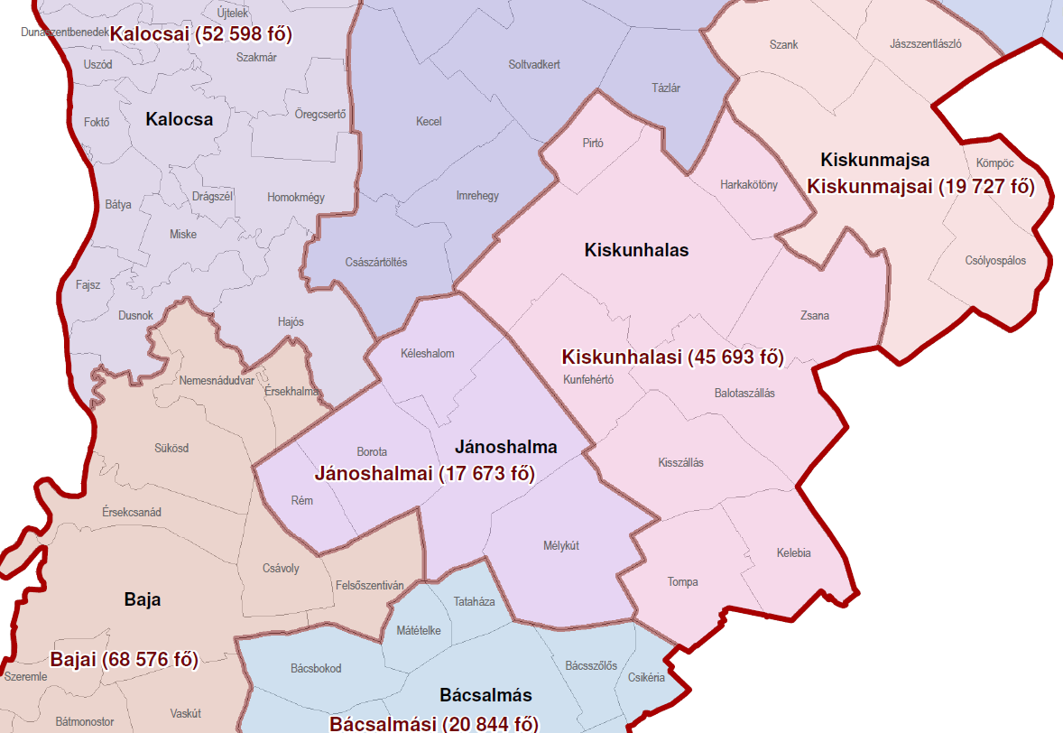 2. TÉRSÉGI KAPCSOLATOK Kunfehértó község a Dél-alföldi régióban, Bács-Kiskun megye déli részén fekszik.