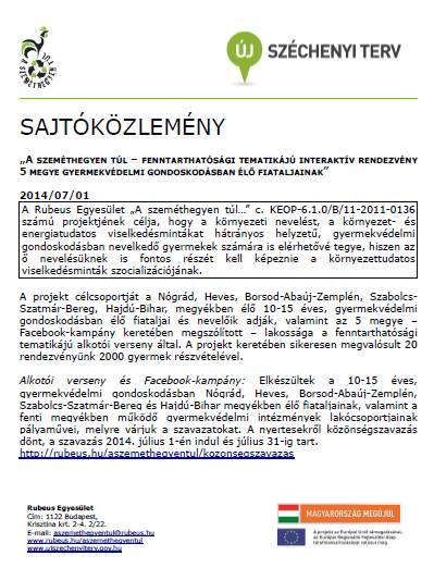 Telefon/Fax: 52/321-666 E-mail: lepeselonydebrecen@gmail.com DEBRECENI FOGLALKOZTATÁSI KÖZPONT 4026 Debrecen, Csap utca 36. Tel/fax: 52/321-666 foglalkoztatasikozpont@gmail.com lepeselony.