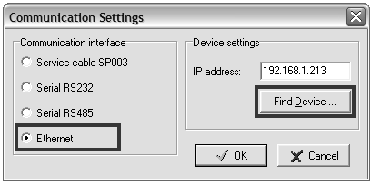 A P8541 webes távadó csatlakoztatása: Csatlakozás PoE splitteren keresztül: Eszközbeállítások futtassa a TSensor