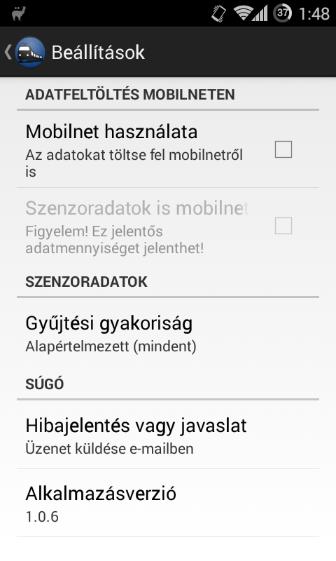 alkalmazás folyamatosan monitorozná a helyadatokat, tud értesítést küldeni az alkalmazásnak, ha a felhasználó elhagyja a korábbi helyét, például elindul otthonról.