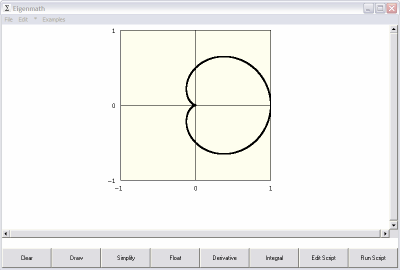 Oktatóprogramok 123 Eigenmath 127 Szabad szoftver Eigenmath http://www.eigenmath.