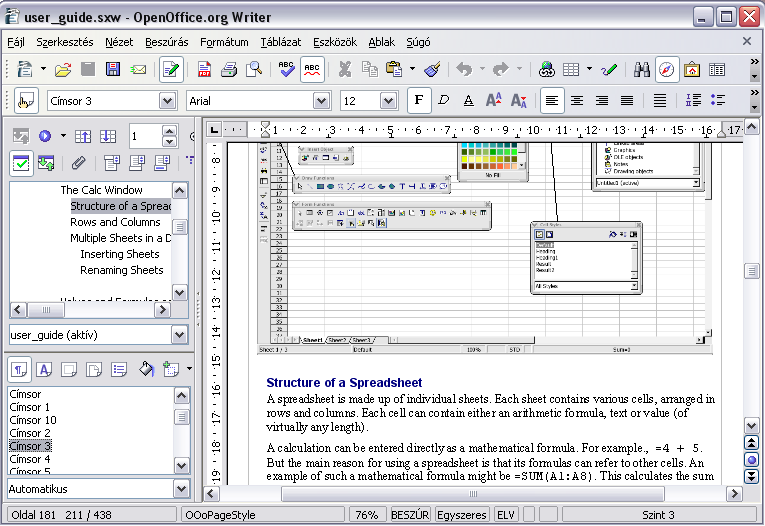 88 Szövegszerkesztők OpenOffice.org Writer 2.2 Szabad szoftver OpenOffice.org http://hu.openoffice.org/writer.html \Irodai\Szöveg\Szövegszerkesztők\Ooo Writer Az OpenOffice.