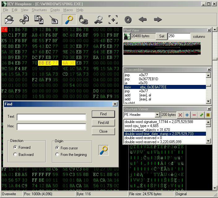Egyéb 95 Hexplorer 2.6 Szabad szoftver ICY http://artemis.wszib.edu.