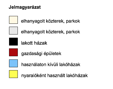 3.1 Nyim jelenlegi állapotának dokumentálása Térképek Az épületek és a