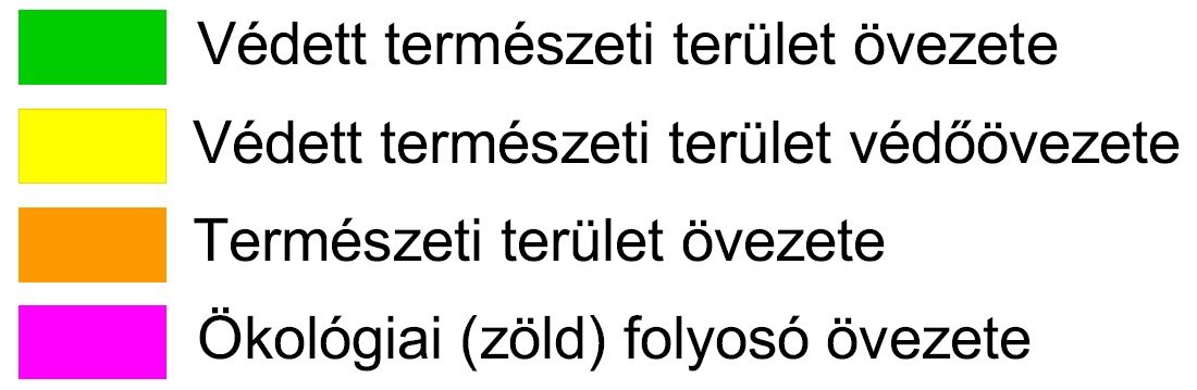 SZÁLKA TELEPÜLÉSRENDEZÉSI TERVE- MÓDOSÍTÁS 2012 Védett természeti terület, természeti terület és ökológiai (zöld) folyosó övezeteire vonatkozó elõírások: Védett természeti terület övezete 12.