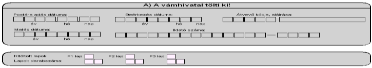 történő bejelentésre alkalmazni.