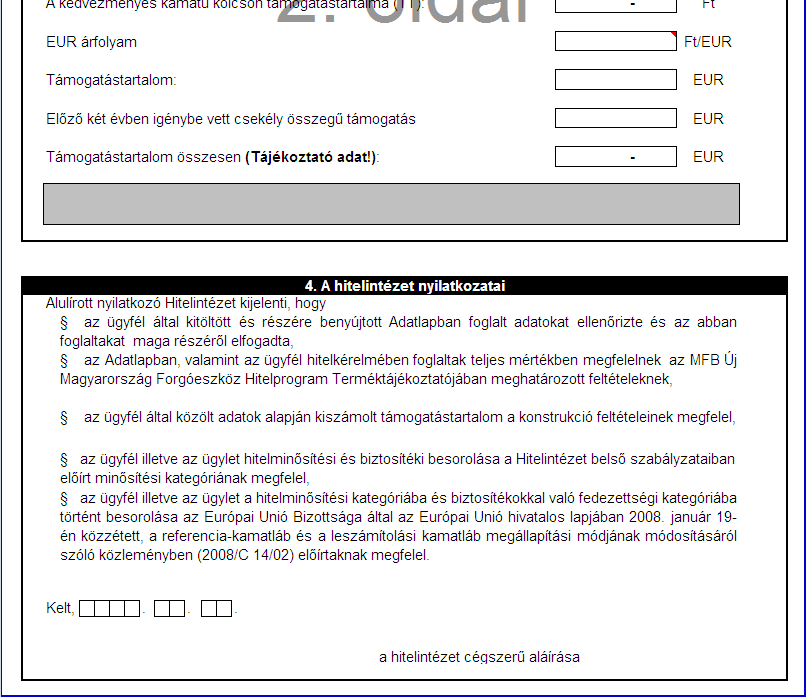 44 Kiadja az MFB Magyar Fejlesztési Bank Zártkörűen Működő Részvénytársaság Székhely: 1051 Budapest, Nádor utca 31.