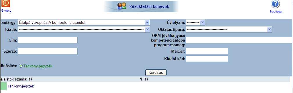 Közoktatási tankönyvek