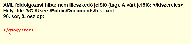 Dokumentumok validálása Lehetőség van külső entitásgyűjtemények használatára is, ekkor a szintaxis a következőképpen módosul: <!ENTITY entitás_név SYSTEM "URL"> Például: <!