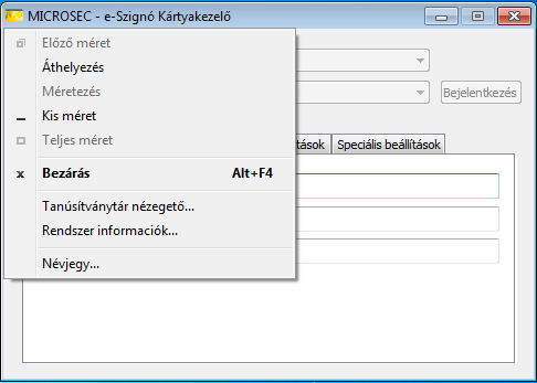 3.3.10 Kisegítő funkciók hibakereséshez Bizonyos funkciók csak hibakereséshez használatosak.