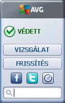 Az AVG tálcaikon gyorshivatkozásként is szolgál az AVG Anti-Virus 2012 felhasználói felületének azonnali eléréséhez. A felület megnyitásához csak kattintson duplán az ikonra.