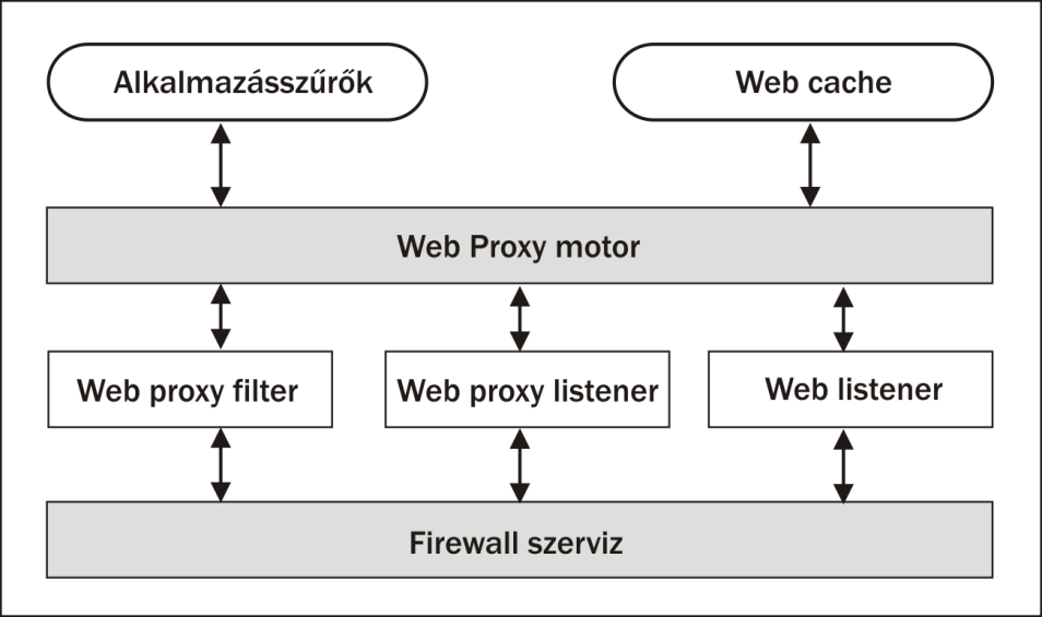 A WEB PROXY A TMG-BEN a web proxy filter az egyik belépési pontja a web proxy motornak is, azaz pl.