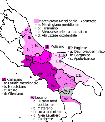 Ertsey Nikolett a) középső terület: Laziótól keletre és a Tiberistől délre, dél-nyugat Umbria, közép-dél Marche, és az észak-abruzzói L Aquila területe.