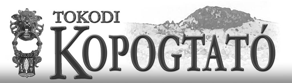 2012. december Tokod Nagyközség Önkormányzatának Hivatalos lapja XVIII. évfolyam 12.